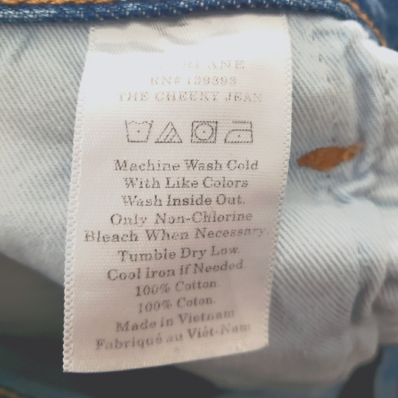 Everlane The Cheeky Jean Medium Wash Button Fly, Size 32 Regular - Picture 10 of 11